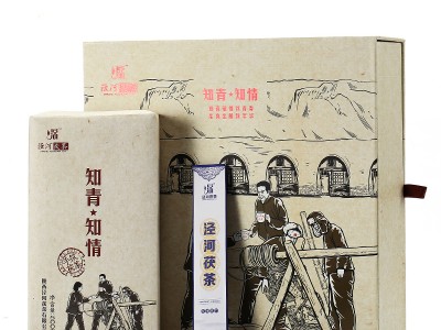 泾河茯茶 陕西黑茶 知青·知情 500g图2